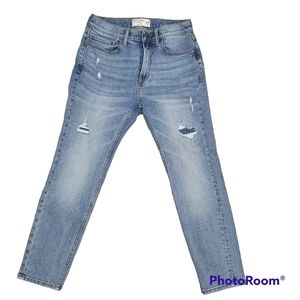Abercrombie kids tapered jeans